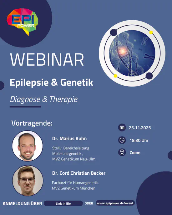Webinar: Epilepsie und Genetik