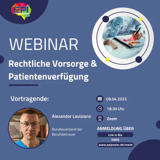 Webinar: Rechtliche Vorsorge & Patientenverfügung